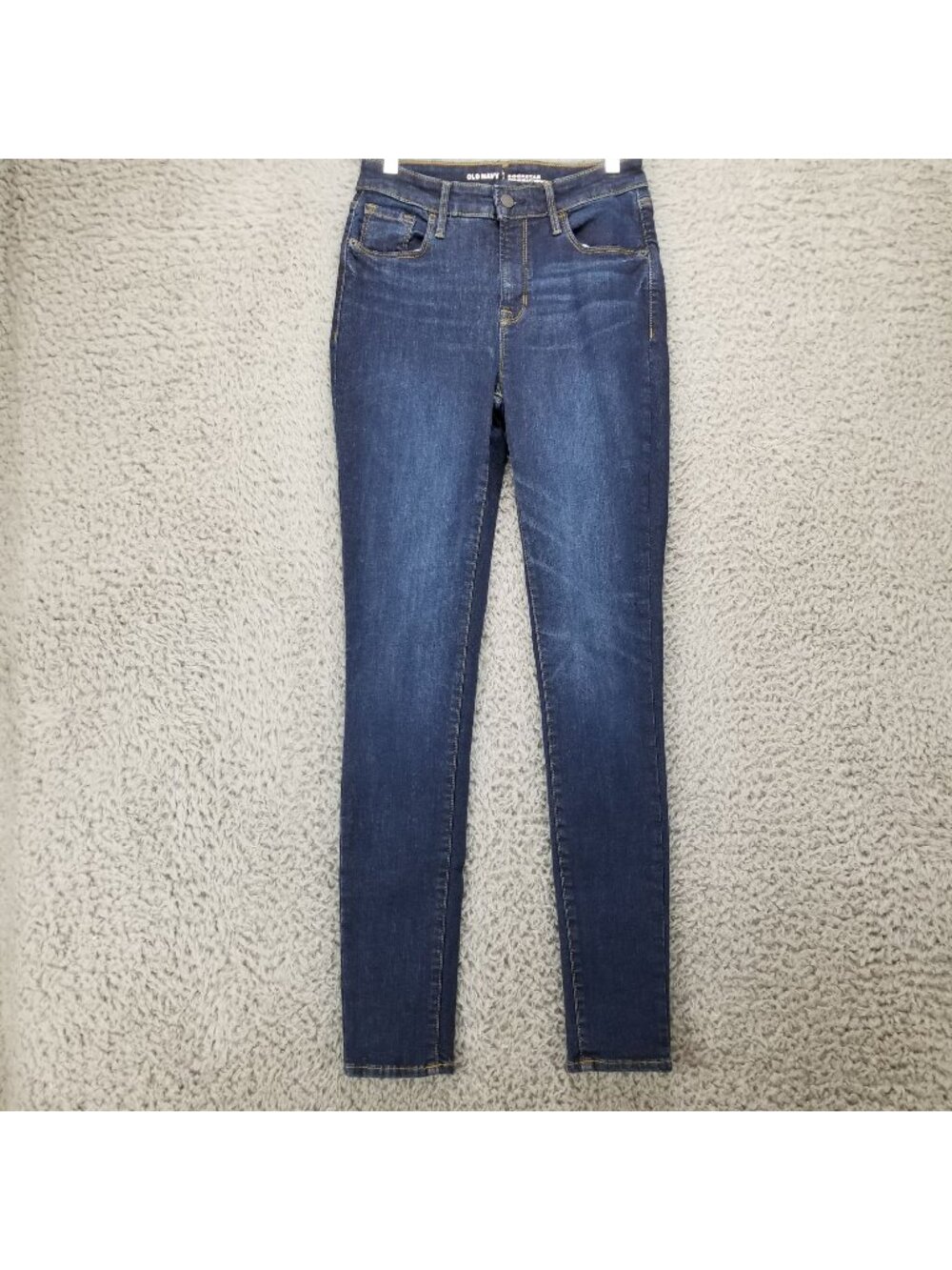 Old Navy Jeans Womens 6 Blue Rockstar Stretch Denim Skinny
